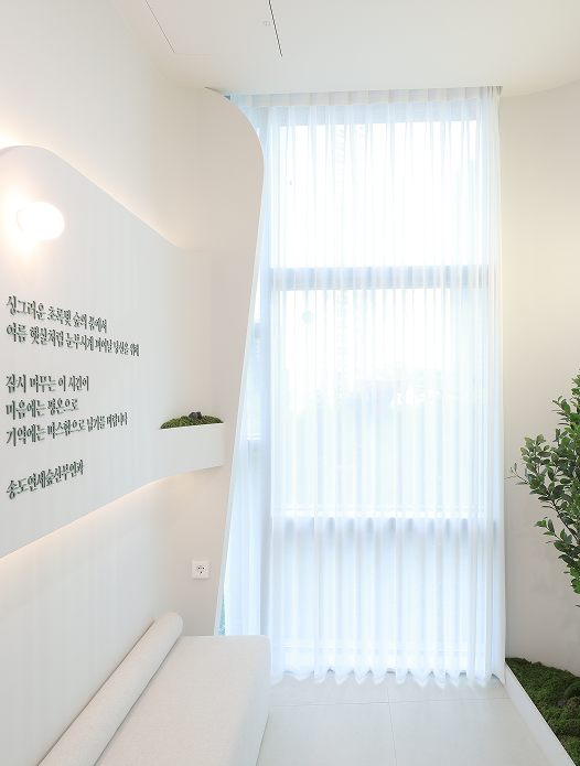 송도연세숲산부인과 실내 정원